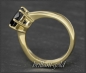 Preview: Brillant Ring aus 585 Gelbgold mit 2,34ct, schwarz